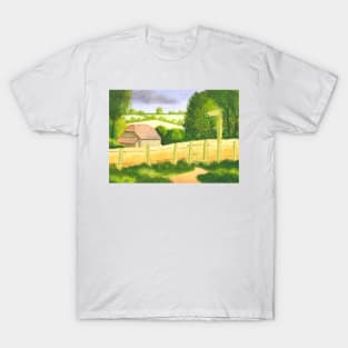 The Barn in Cornfield T-Shirt